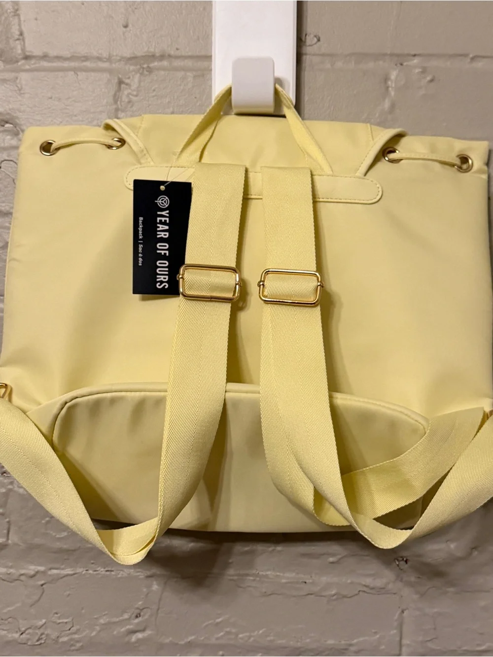NWT Year of Ours Baby Yellow Backpack